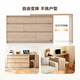 Quanyou Home Six-drawer cabinet drawer storage cabinet log style furniture storage cabinet bedroom dresser integrated storage cabinet