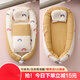 Yi Lai hotbed middle bed crib for newborns to sleep and anti-jump uterine bionic bed for babies to feel safe when sleeping. Polka-dot bunny - bring a quilt and get a shaped pillow -