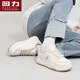 Huili Frauenschuhe dicke alleinige Schuhe für hellweiße Schuhe für Frauen modische und vielseitige Freizeitschuhe-1483 Reis/Xing 37