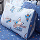 Mengjie Baby 100% pure cotton bed four-piece set of children's full cotton quilt cover bed sheet bedding Space Flight Note 1.5 meters bed