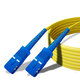 Chen Feiyang Telecom grade fiber optic jumper SC/FC/ST/LC single-mode single-mode double-core low-smoke halogen-free fiber optic jumper SC-SC (single-mode single-core) 3 meters