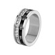 Core luxury titanium steel baby's breath ring for men, trendy brand, high-quality engraving, customized couple's ring, men's ring, boy's ring, silver size 11 - circumference 69mm150-145Jin Jin is equal to 0.5 kg