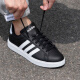 Zapatos casuales adidas zapatos para hombres zapatos para mujeres nuevos zapatos deportivos grandes cortes 2.0 zapatos de moda y versátiles gw9196 negros 41 (255 mm)