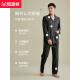 Hengyuanxiang Pyjamas Herren Frühling und Herbst reines Baumwollwäsche langärmelige Herbst- und Winter-Heimbekleidung Set Full Cotton Casual Outfit New Style 16854 170 (L)