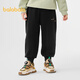 巴拉巴拉童装儿童长裤男童秋冬保暖加绒裤子洋气时尚休闲大童运动 黑色90001 140