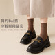 Autumn thick mid-tube white socks student version confinement socks pile socks long baby grade antibacterial and deodorant boneless black confinement socks 1 pair