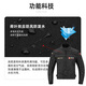 
DuHAN (DUHAN) motorcycle riding suit men's four-season anti-fall motorcycle suit off-road racing suit knight's pants black suit (top + pants) 2XL
