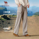 Pantalon de travail de chameau pour hommes et femmes pantalon décontracté imperméable pour un pantalon de sport de randonnée en plein air plus pantalon de charge tissé en velours y14cay6625a, gris désertique, hommes [velours ajouté] xl