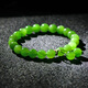 
Keyukaoke guaranteed price 618 Hetian jade bracelet Women's jade bead bracelet Jade bracelet Model 1 About 8mm D1283z