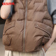 YAYA (YAYA) autumn and winter warm urban outdoor down vest stand collar anti-cold fashion women's vest duck down outer vest for women