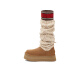 Ugg Winter New Women's Spide Sole Clásico Calcetines Altos botas de nieve 1144044 Che Maroon 38