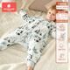 Kechao Baby Sleeping Bag Spring, Autumn and Winter Constant Temperature Split Leg Sleeping Bag Mulberry Silk Baby Anti-Kick Quilt for All Seasons Pure Cotton Intelligent Constant Temperature Spring and Autumn Double Layer Bamboo Fun Panda L Code Height 90-105cm Recommended for 2-4 years old