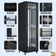 Shuntong thickened network cabinet 42u37u32u22u12u10u thickened server cabinet 1.2 meters monitoring switch chassis cabinet weak current power amplifier luxury model 42U high 2.0 meters wide 0.6 meters deep 0.6 meters