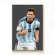 Yunmao digital oil painting DIY oil painting hand-filled characters coloring hand-painted decorative painting football star Messi wz3937 Messi 60*80cm (solid wood inner frame) (solid wood inner frame +