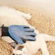 Cat gloves, cat comb to remove floating hair, dog hair comb, cat supplies, pet shedding, cat hair cleaner, hair removal, blue model, 1 right hand