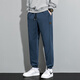 
Maine Sheng 100% pure cotton casual pants for men in spring and autumn loose breathable sports pants solid color versatile youth tying pants SD-6636 gray XL (125-140Jin [Jin equals 0.5 kg])
