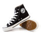 Huili Classic High-Top Canvas Zapatos de moda versátiles de moda y zapatos para mujeres zapatos casuales zapatos wxy-473t negro 40