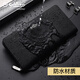 Goldlion [New Product] Wallet Men's Long Leather Handbag Zipper Fashion Men's 2024 New Men's Mobile Bag Dual Use [Black]