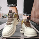 Fashionable Xiaoer shoes men's shoes men's plus velvet can be selected for men's casual 2025 new Martin boots sports shoes workwear trendy shoes rice brown 42