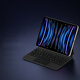 AJIUYU适用iPad键盘iPad Pro 11妙控键盘Air4/5 10.9英寸平板电脑保护套悬浮磁吸蓝牙触控背光键盘皮套 曜石黑【悬浮妙控键盘】 25款iPad Air13英寸M3平板A3271