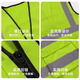 Huicai shirt reflective clothing safety vest vest custom printed logo construction site construction night riding fluorescent green overalls HT-mesh reflective vest fluorescent green