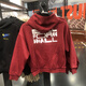 Nike Nike Children's Kapuzensport und ungezwungene Langschläfe loser Pullover Sweatshirt DX5158-010 D DX5518-677 L