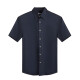 VICUTU short-sleeved shirt men's comfortable breathable shirt VEW23254019 dark blue 185/104B