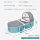 Danilove baby carrier portable out-and-out carrier bed baby bed-in-bed newborn car-mounted safety bassinet blue extended version + safety belt + mosquito net