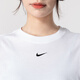 耐克（NIKE）女装套装夏季新款舒适透气跑步训练短袖T恤宽松梭织长裤两件套 FD4150-100+FB7030-010 L/165