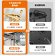 Cobbe kitchen microwave storage rack multi-layer household multi-functional rack stainless steel rice cooker oven countertop storage rack nano gray-antibacterial and anti-fouling-53cm
