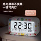 Alarm clock student-specific smart 2025 new wake-up artifact powerfully wakes up children boys and girls electronic clock creative luminous desktop bedside rechargeable digital clock rechargeable model - pink voice broadcast + three sets of alarms