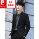 Pierre cardin men's casual suit suits for students business formal wear trendy handsome spring suit jacket single piece top black jacket 3XL
