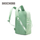 斯凯奇（Skechers）双肩包男女红色书包时尚大容量休闲运动旅行背包 宝石绿/清绿/05E6