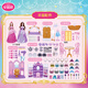 Ein Lili Kinderspielzeug Girls Gift Dress Up Dolls spielen Haus Bad Doll Dream Luxury House Geburtstag Urlaub Geschenk