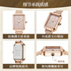 Burberry birthday gift for girlfriend and wife, watch and necklace, Valentine's Day gift for girl and girlfriend, niche and high-end, champagne gold mesh belt, watch + bracelet + necklace + gift box