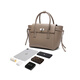 Belle (Belle) Tasche Herbst und Winter Frauen 2025 Neue echte Leder Textur Pendler One-Shoulder Crossbody Handtasche X9215AX5 [Pre-Photo-Beratungsinventar] Grau