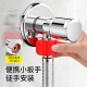 Highly 304 stainless steel wire braided hose water heater hot and cold water pipe metal toilet angle valve upper water inlet pipe 30cm