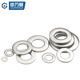 Guwanji 304 stainless steel flat washer, round ultra-thin metal washer, thickened screw flat washer, meson washer M18*56*3 (5 pieces)