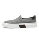TYKT brand casual shoes men's one-foot canvas shoes summer breathable men's foot cloth shoes lazy shoes black yellow sole 41