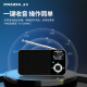 熊猫（PANDA）6210蓝牙收音机老人专用便携式多功能小型袖珍FM调频广播老年人可充电插卡小音箱随身听新款播放器 黑色+8G内存卡+3C充电头