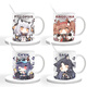 Yingtang morgen Arche umgeben Q Version W KELSICATI WASSER MOUM MILK MILK TURKEM GRÖSSE WASSER TRINK WASSER CUP XR723 SAGA Exquisite Tasse [Tassen + Löffel]