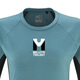 Milla milla trilogy femenina de lana merina de manga larga lana de camiseta de secado rápido, esquí, escalada de roca miv9955 n9887-shui azul s