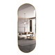 Babchi aluminum alloy full-length mirror home full-length mirror wall-mounted fitting mirror wall-mounted entrance wall-mounted mirror wall-mounted bedroom light luxury brass gold brushed 400mm*1200mm safe and explosion-proof