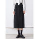 Betu women's autumn new skirt new retro revival high waist denim skirt skirt women 2409T76 black M