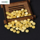 Chuxu amber beeswax separator loose beads bead separator spacer Buddhist beads bracelet bracelet toy accessories accessories natural raw mineral fidelity beeswax diameter about 10mm thick 5-6mm 1 piece pattern