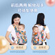 袋鼠仔仔（KANGAROO BABY）背带婴儿前后两用外出简易透气前抱式宝宝新生儿抱娃神器解放双手 开发票联系客服