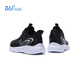 361 Children's Cotton Shoes 2025 Winter Light Cushioning Plus Velvet Warm Sports Running Shoes for Men, Women, Small, Medium and Large Children Black 35