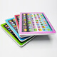 Beliebte Kinder großer englischer Tablet-Lernmaschine Kinder Simulationsbeleuchtung iPad frühe Bildungsgeschichte Maschinenspielzeug 688-1 Beleuchtungstablette-rot