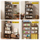 Yusenyi kitchen rack floor-standing multi-layer display rack household storage rack living room storage rack 41 Walnut | 4 layers long 100 wide 41 high 110