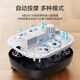 SUPOR footbath bucket footbath electric footbath with constant temperature heating and fully automatic massage 2025 cross-calf high and deep bucket for women, practical birthday gift for parents and elders, flagship sterilization model, sterilization function + intelligent eight buttons + deepened bucket memory function